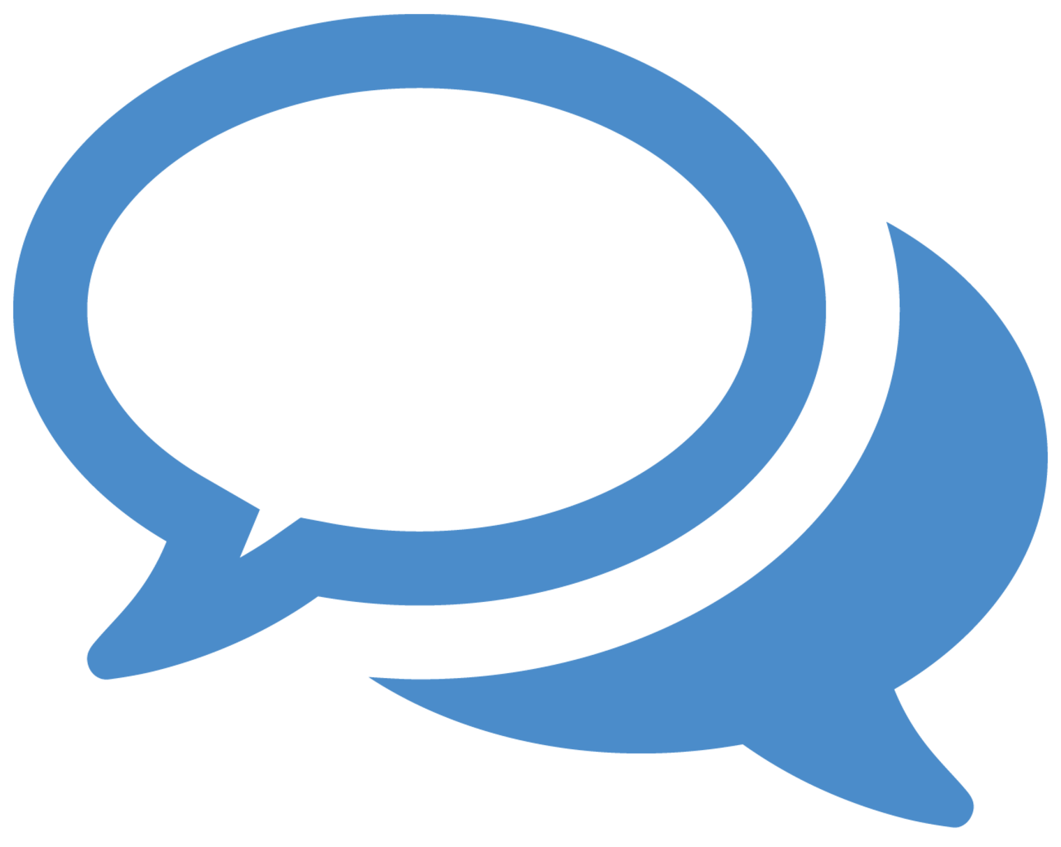 Glyphicon von Sprechblasen