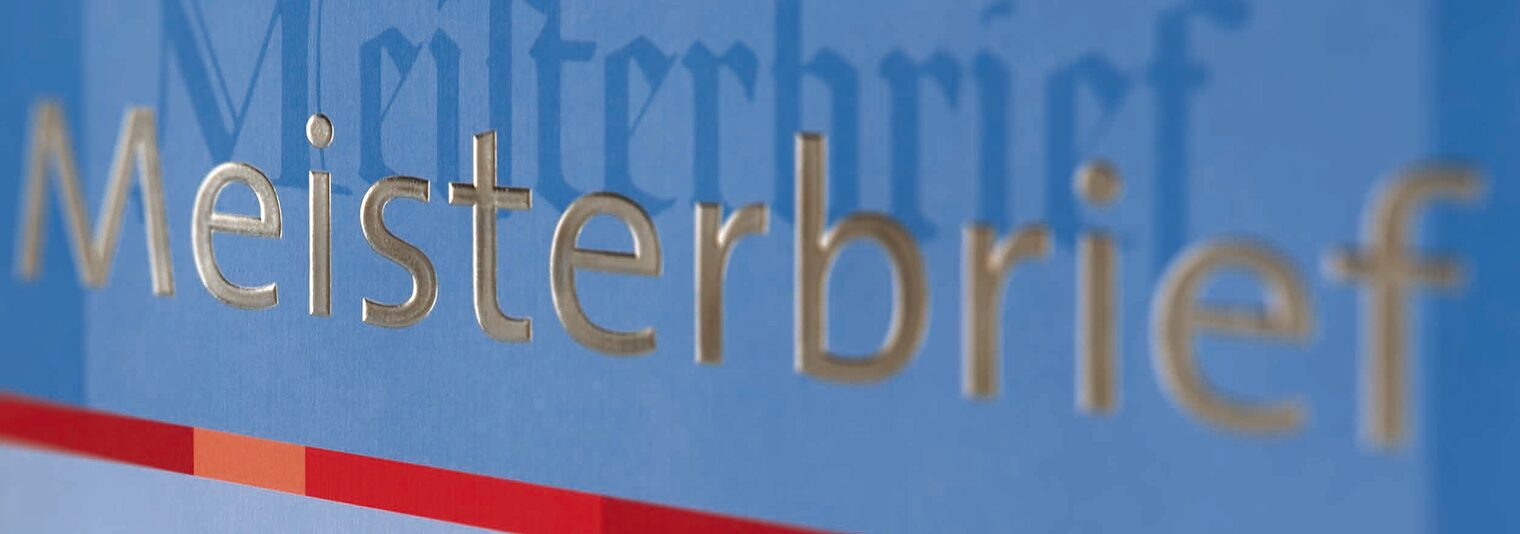 Meisterbrief Handwerkskammer für Unterfranken, Meistertitel