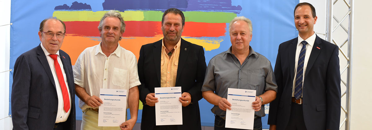 Neue Sachverständige - August 2018 Neue Sachverständige