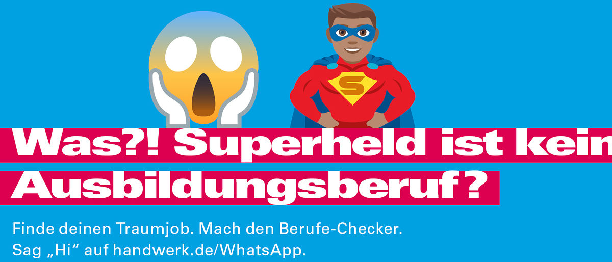 Finde deinen Traumjob Berufe-Checker auf WhatsApp