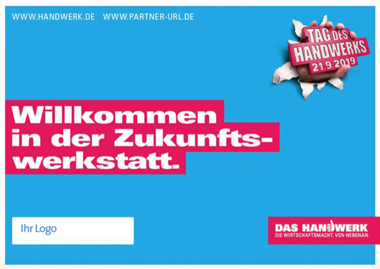 Tag des Handwerks 2019 - Plakatbeispiel