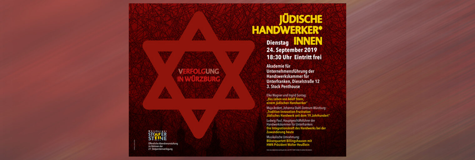 Stolpersteine | Würzburg | Handwerk | Jüdisches Handwerk | Stolpersteinverlegung | Handwerkskammer