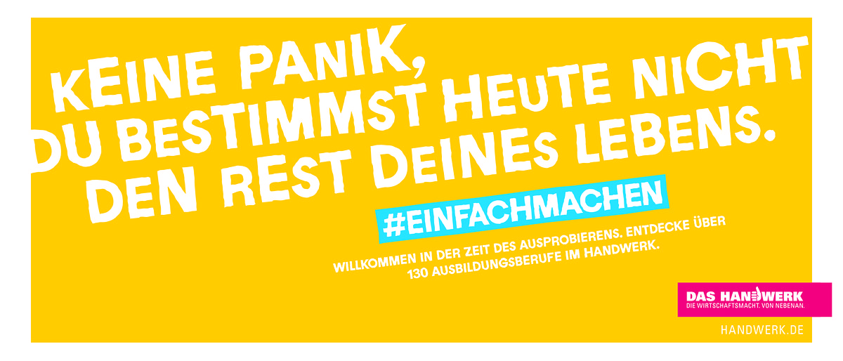 Berufswahl - Keine Panik Tipps rund um die Berufswahl