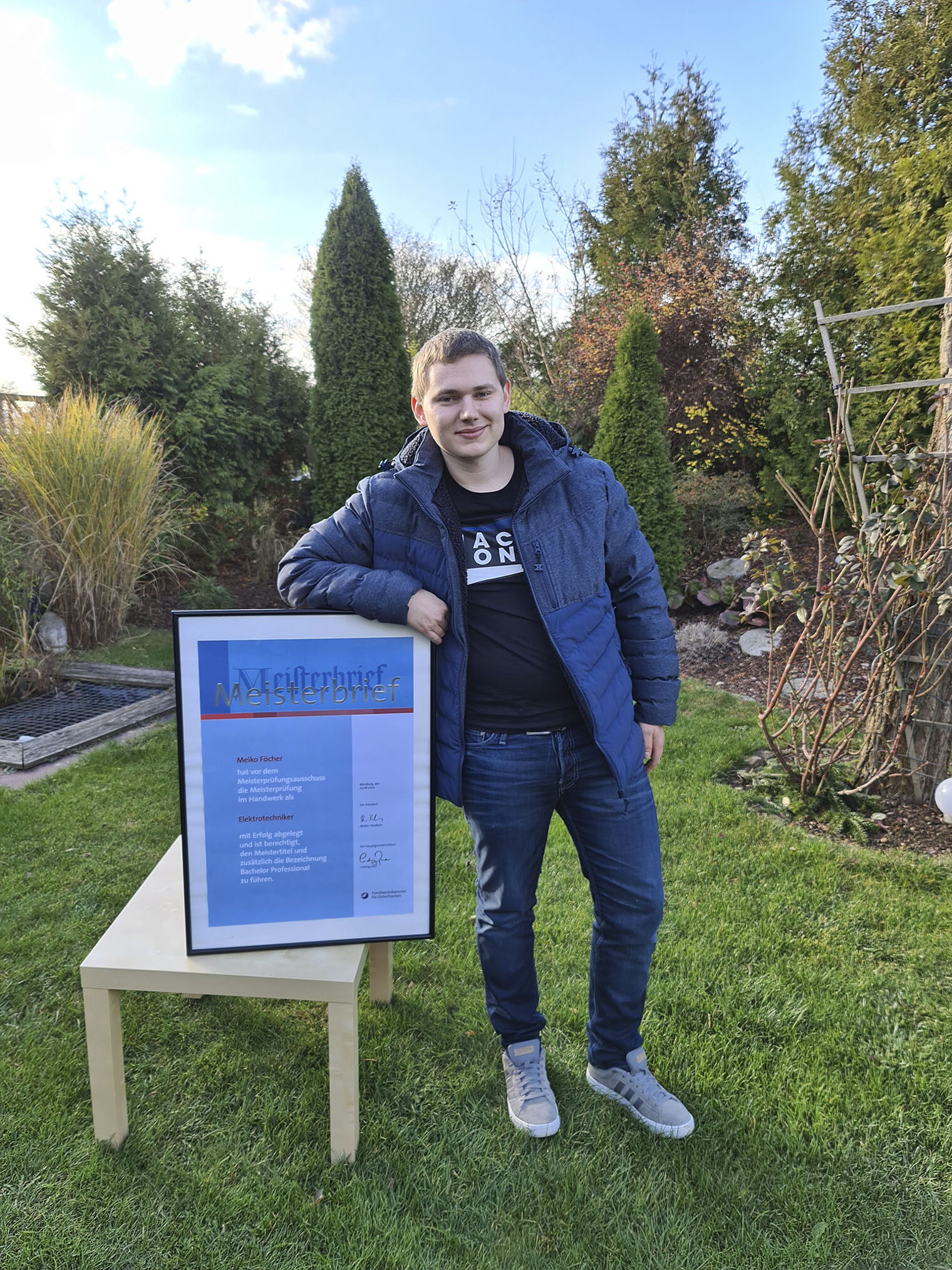 Meiko Förcher, Elektrotechniker-Meister Meiko Förcher, Elektrotechniker-Meister