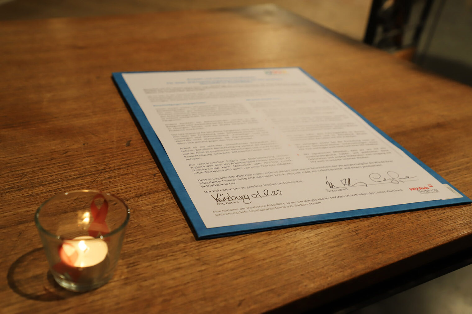 Gottesdienst Deklaration Welt-Aids-Tag 9