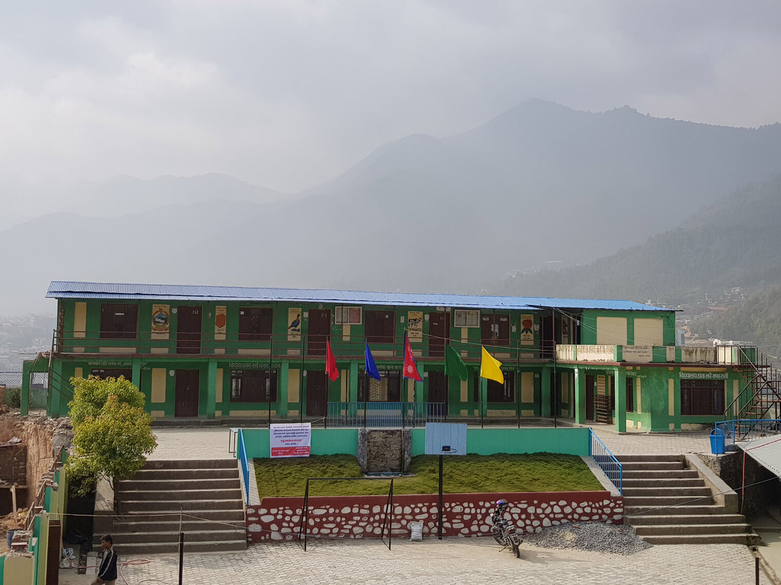 Eine Schule in Nepal