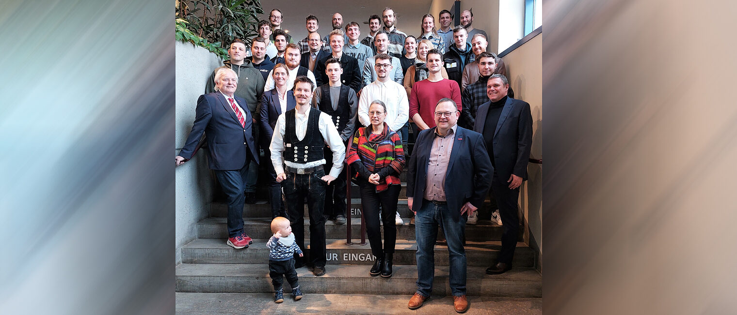 Gruppe der Stipendiaten 2022 der Georg-Eydel-Stiftung Würzburg
