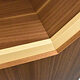 Schreinermeisterstück Holzübergänge eines Wohnzimmerschranks