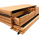 Schreinermeisterstück Seitenansicht links hängendes Sideboard