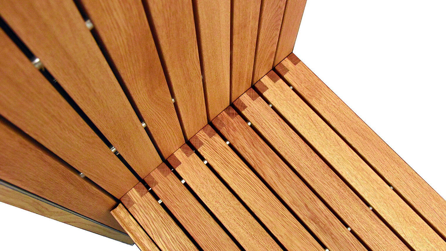 Schreinermeisterstück Eckansicht Garderobe