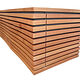 Schreinermeisterstück Gesamtansicht Hängesideboard in Leistenoptik