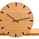 Schreinermeisterstück Gesamtansicht Hängesideboard mit Uhr