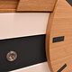 Schreinermeisterstück Detailansicht Hängesideboard mit Uhr