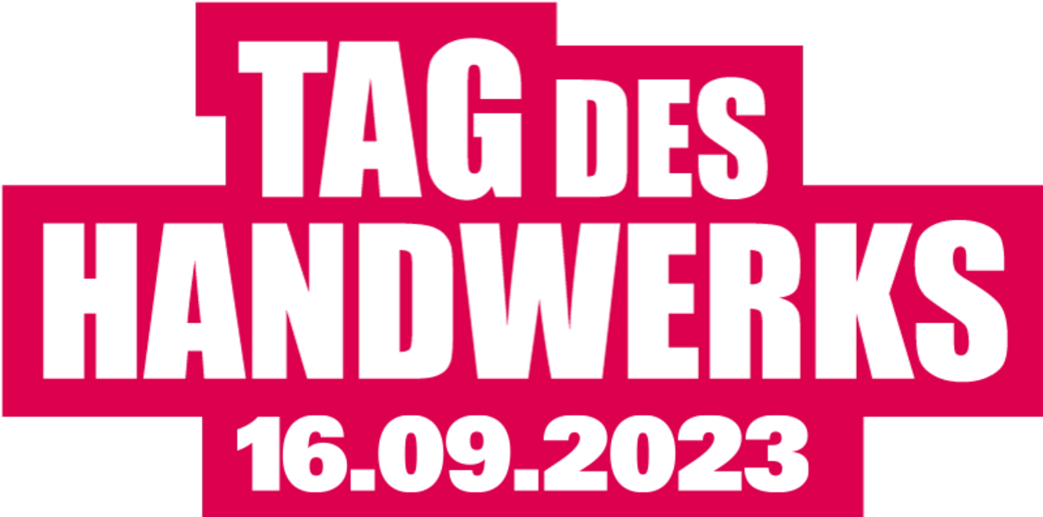 Schriftzug "Tag des Handwerks 16.09.2023"