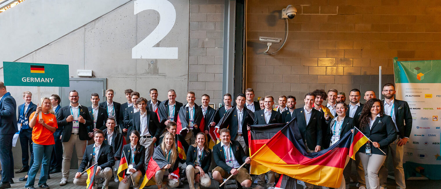 Gruppenfoto bei den EuroSkills Gdansk 2023
