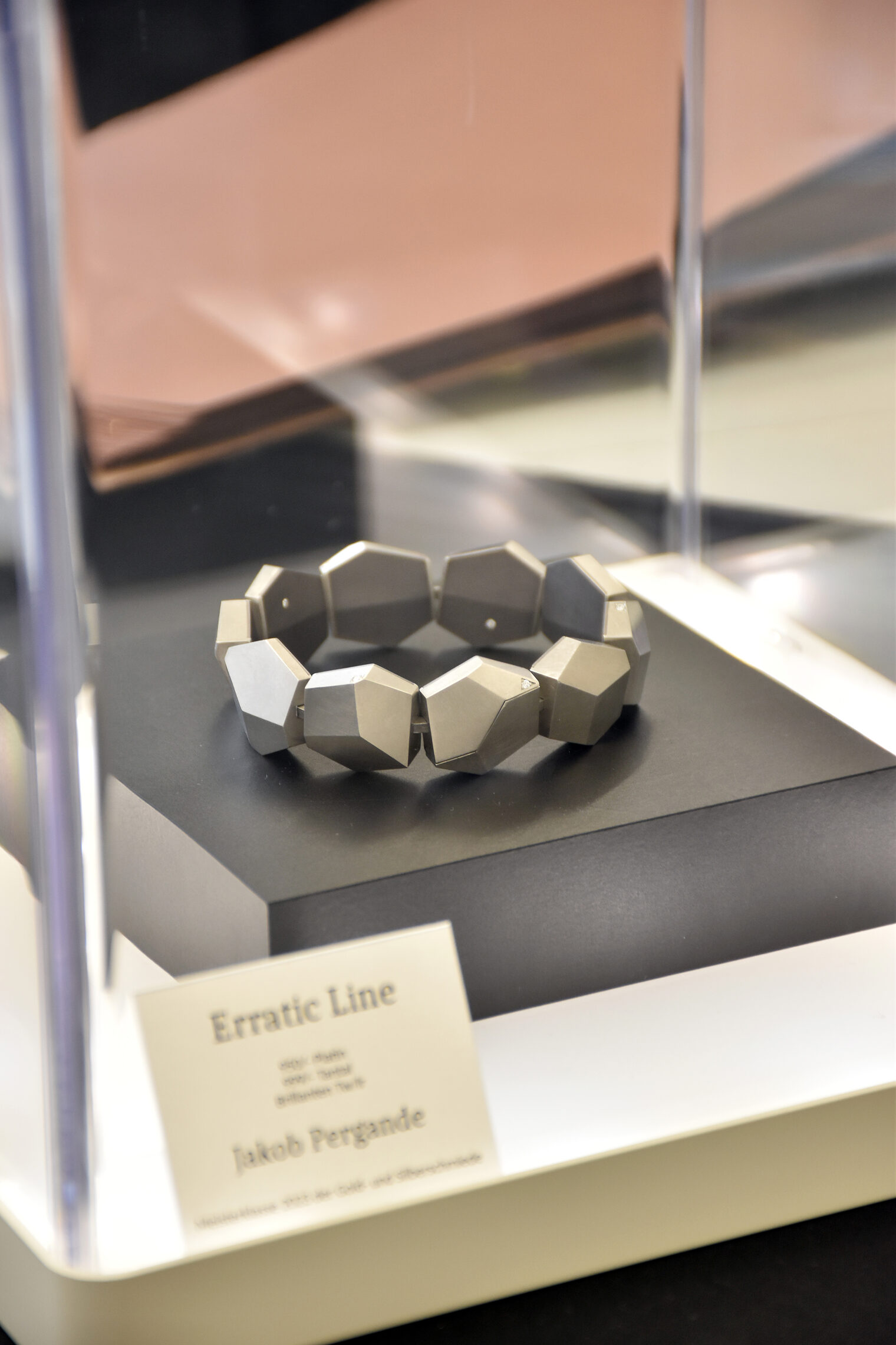 Meisterstück - silbernes, facettenreiches Armband