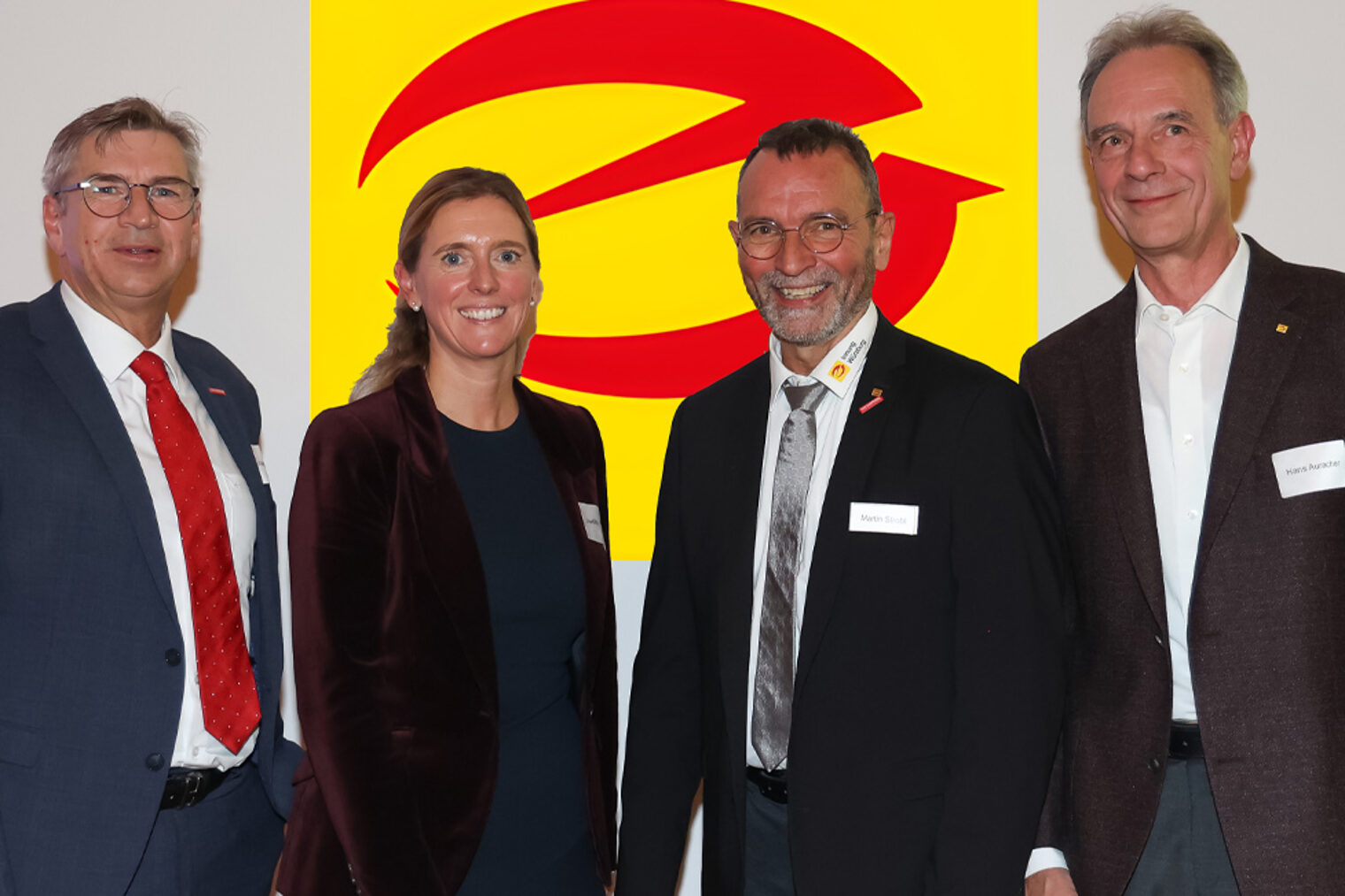 Gruppenfoto mit vier Personen