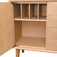 Schreinermeisterstück Sideboard in Eiche mit geöffneter Tür