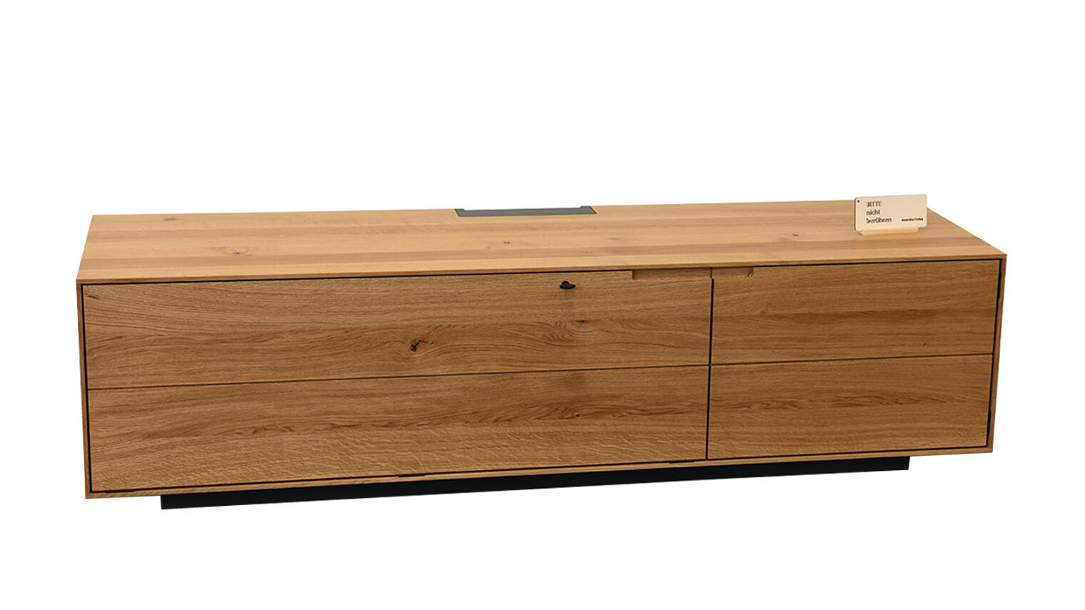 Schreinermeisterstück Gesamtansicht TV-Lowboard