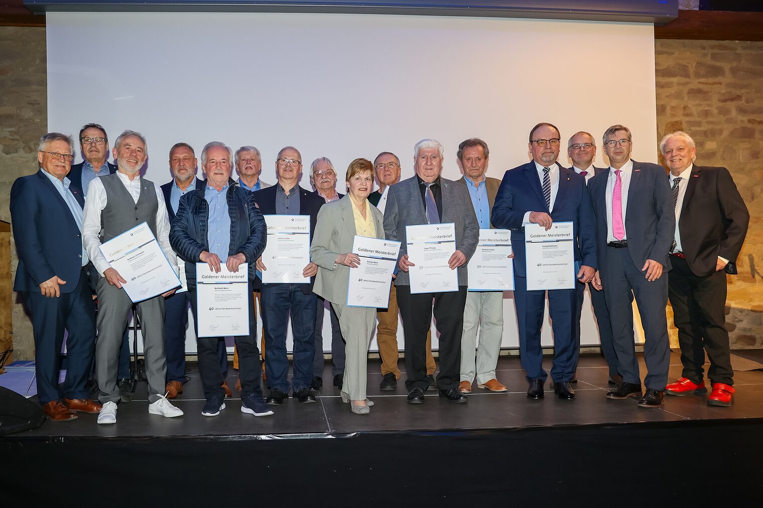 Auszeichnung Goldene Meisterbriefe - Ehrenamtstag 2024