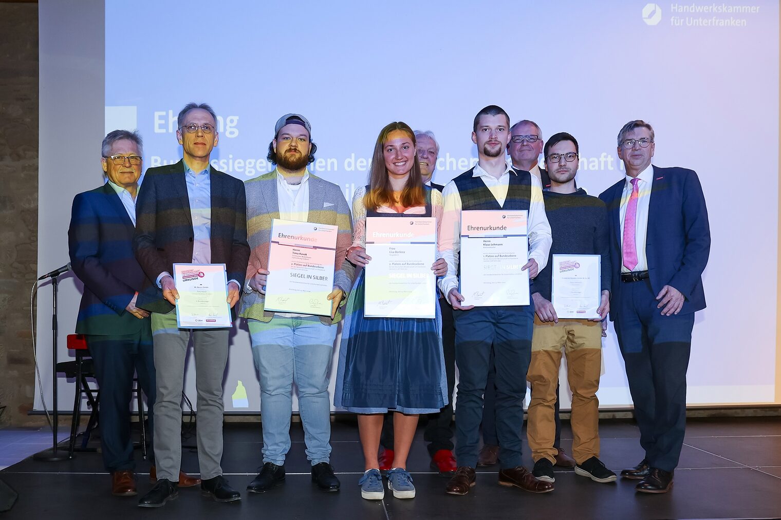 Ehrung unterfränkische Bundessieger 2023