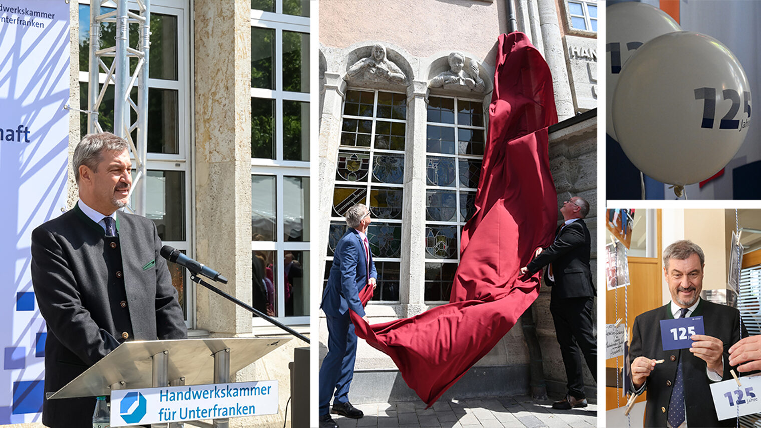 Collage mit Impressionen des Hoffestes 2025