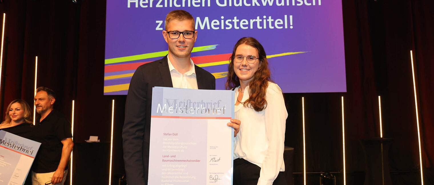 Meister mit Partnerin