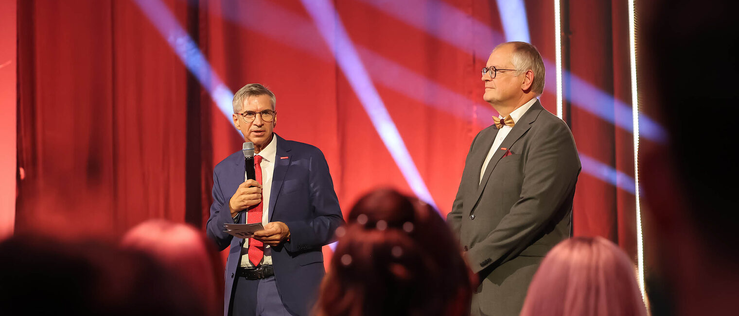 Ansprache Präsident Meistermoment Bühne