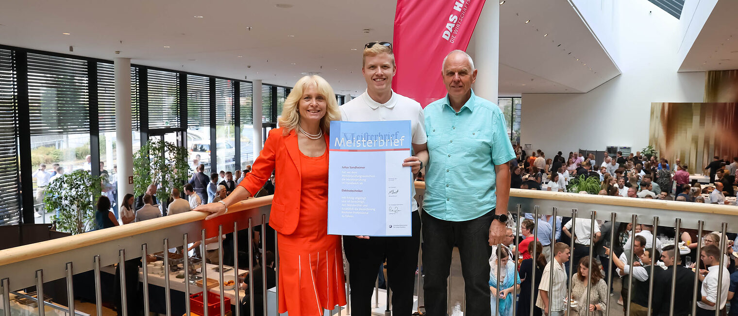 Gruppenfoto Familie Meisterfeier