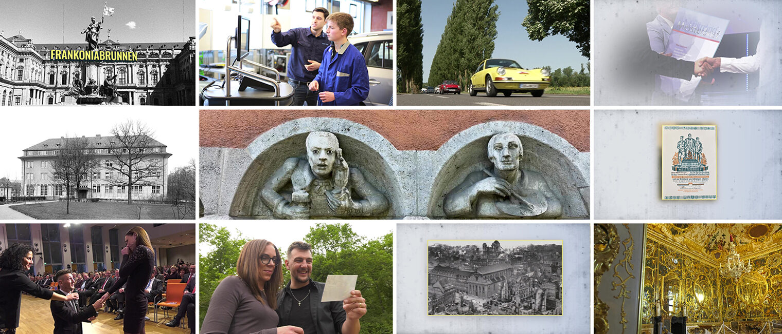 Collage mit Eindrücken aus den Videos "Unerwartetes Wissen"