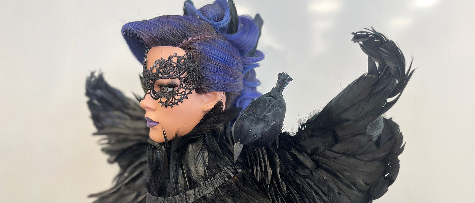 Kreative Hochsteckfrisur aus der Generalprobe des Meisterkurses Friseure in Aschaffenburg