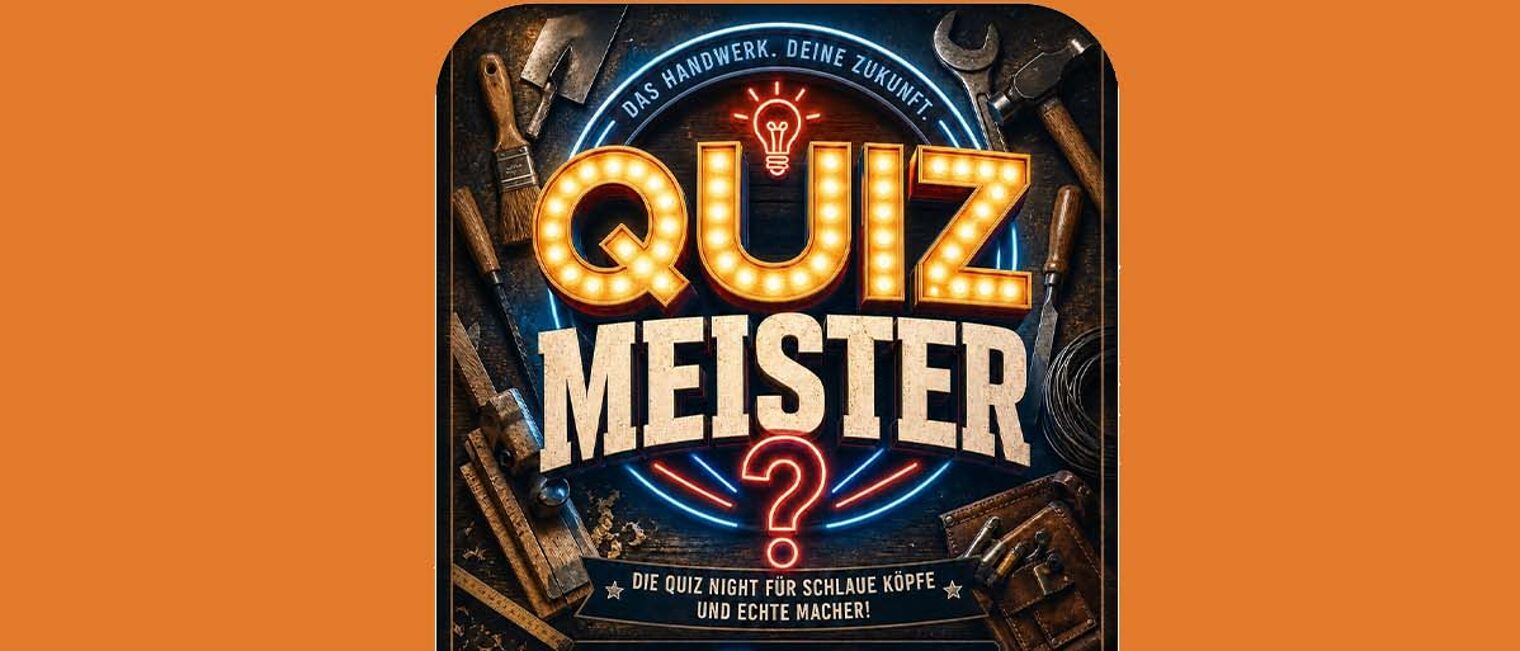 Veranstaltungsflyer Quizmeister