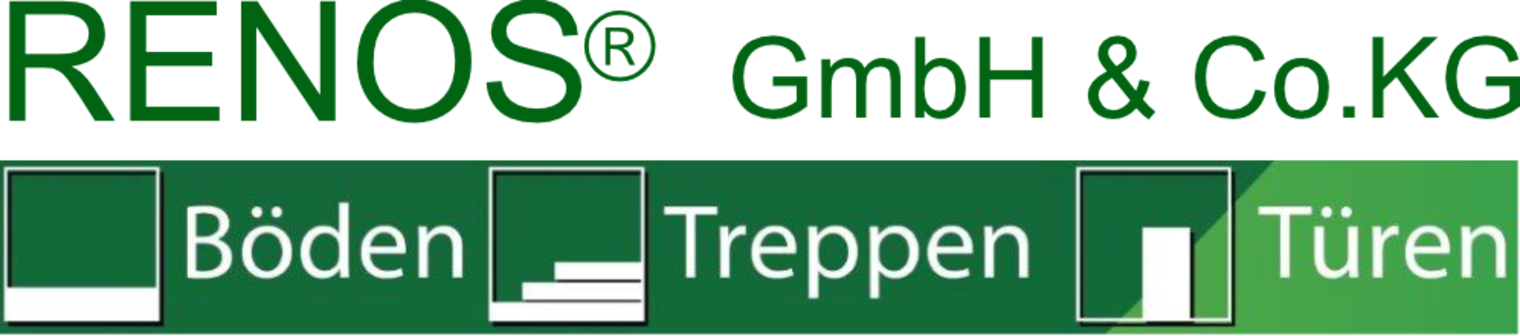 Logo Renos Böden, Treppen, Türen