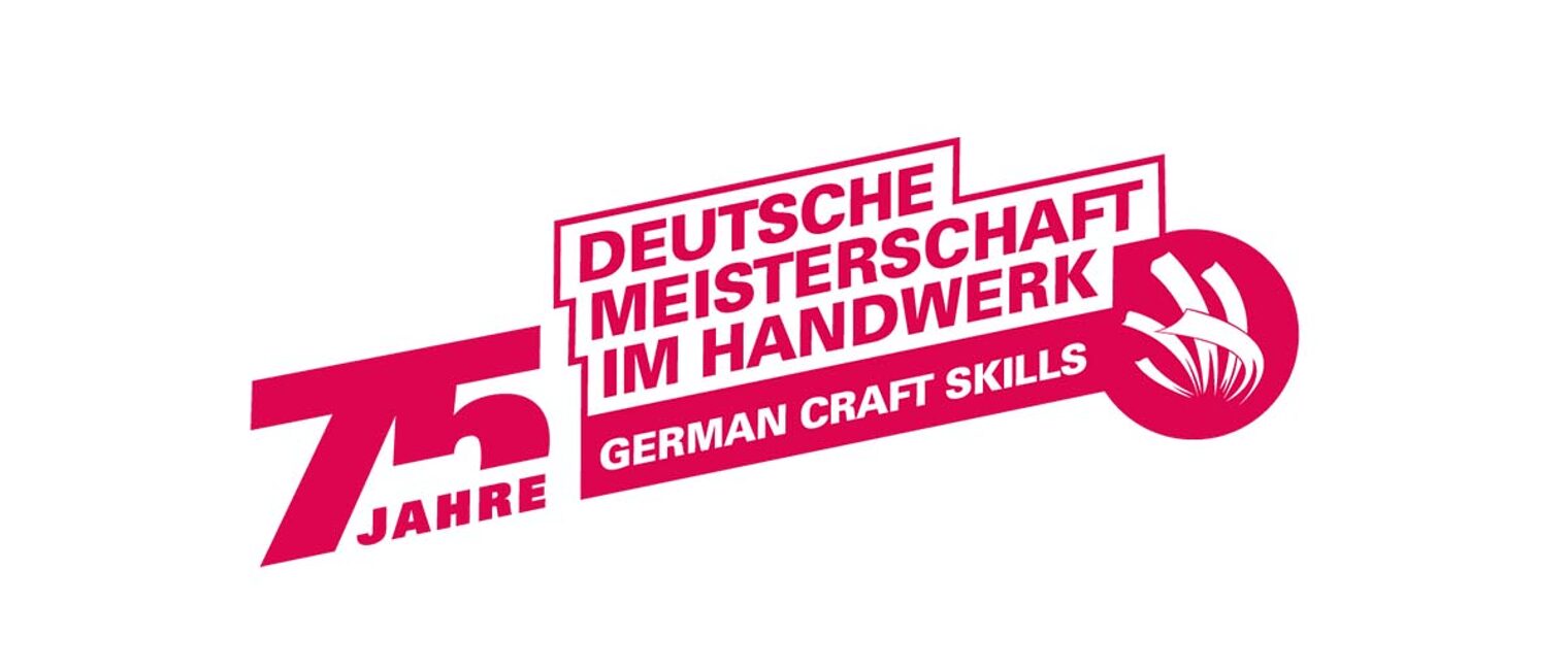 Logo Deutsche Meisterschaft im Handwerk 75 Jahre