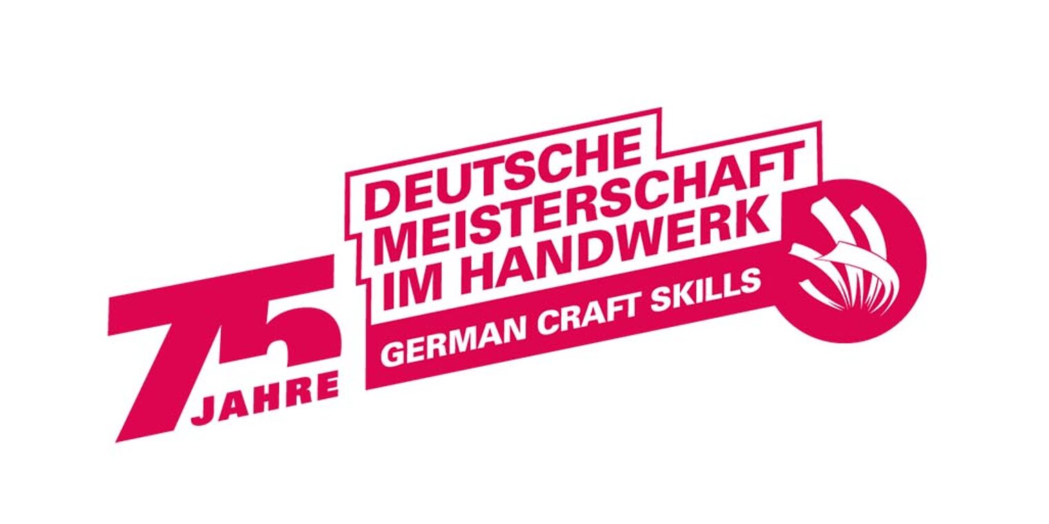 Logo Deutsche Meisterschaft im Handwerk 75 Jahre