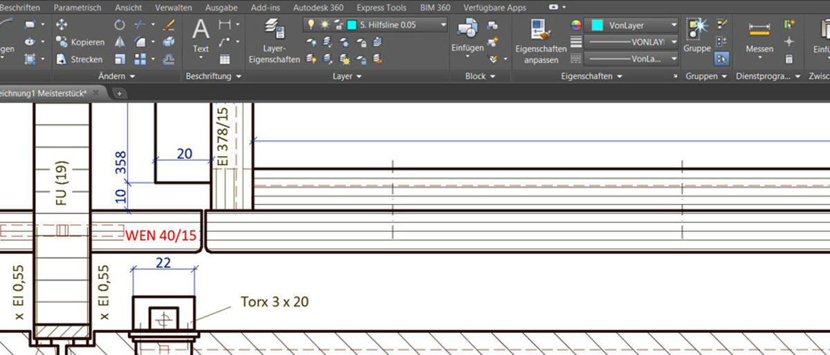 AutoCAD Aufbaustufe