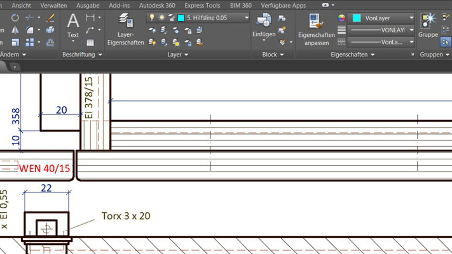 AutoCAD Aufbaustufe