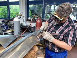 Arbeiten mit der Rollenstreckmaschine I